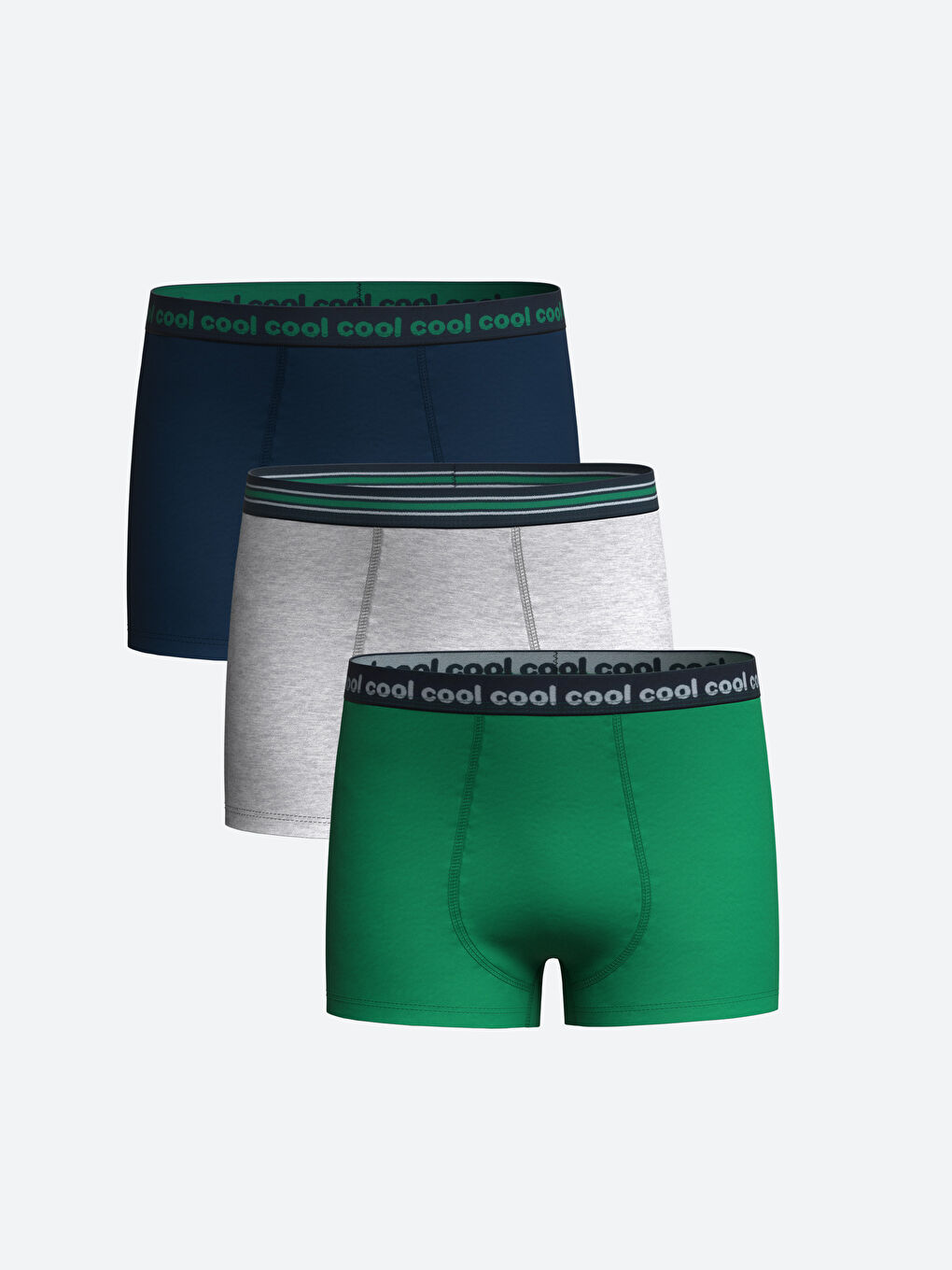 LCW Kids Yeşil Baskılı Erkek Çocuk Boxer 3'lü