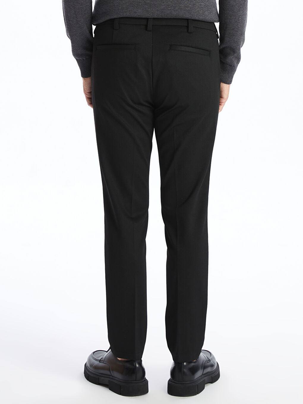 LCWAIKIKI Classic Yeni Siyah Slim Fit Erkek Pantolon - 4