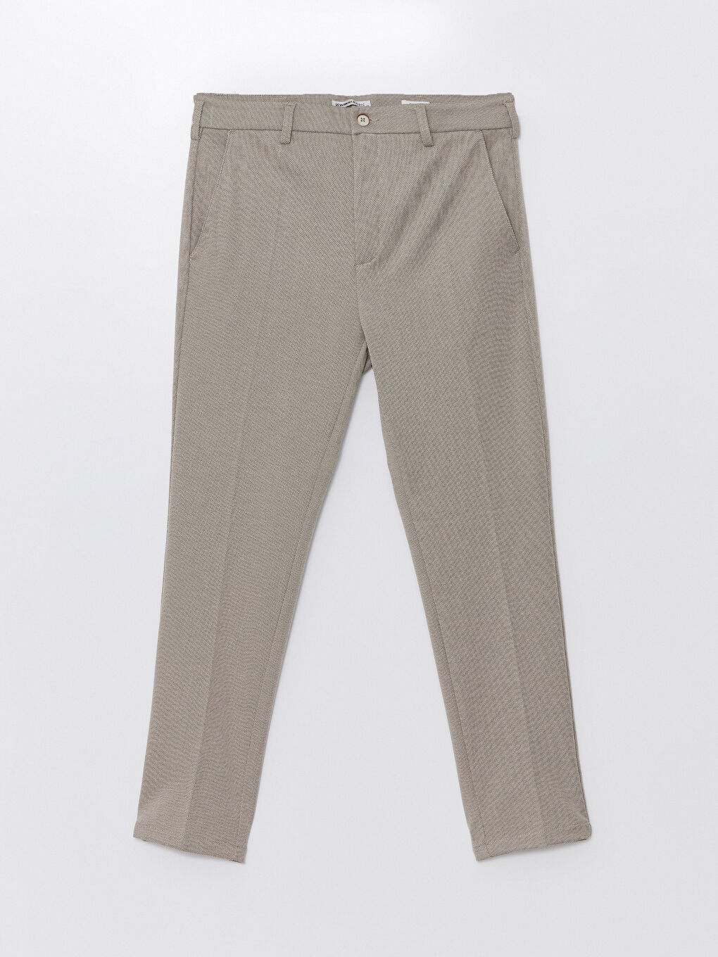 LCWAIKIKI Classic Bej Melanj Slim Fit Erkek Pantolon - 5