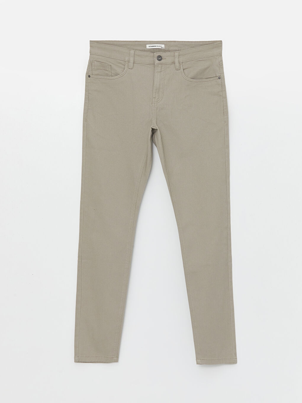 LCWAIKIKI Basic Bej Dar Kalıp Erkek Chino Pantolon - 5