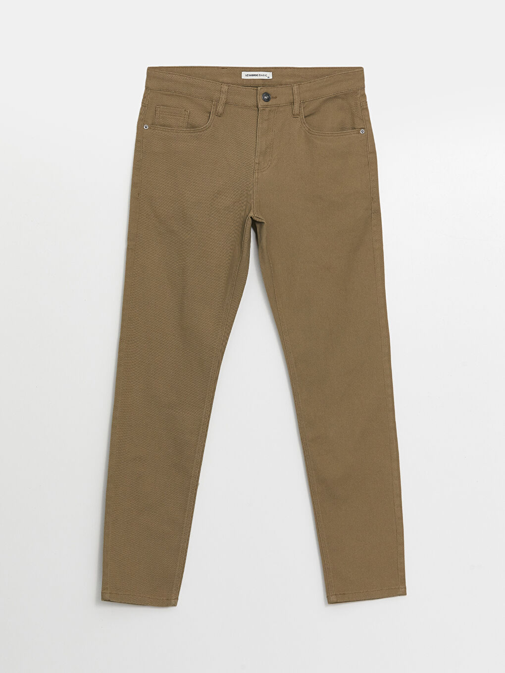 LCWAIKIKI Basic Bej Dar Kalıp Erkek Chino Pantolon - 5