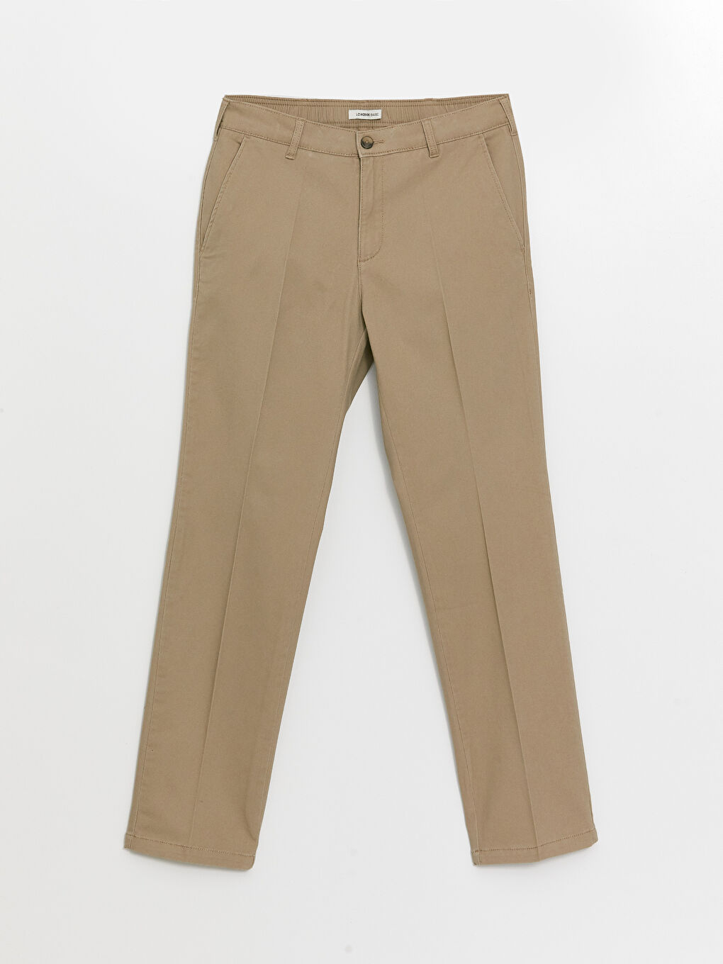 LCWAIKIKI Basic Bej Standart Kalıp Erkek Chino Pantolon - 4