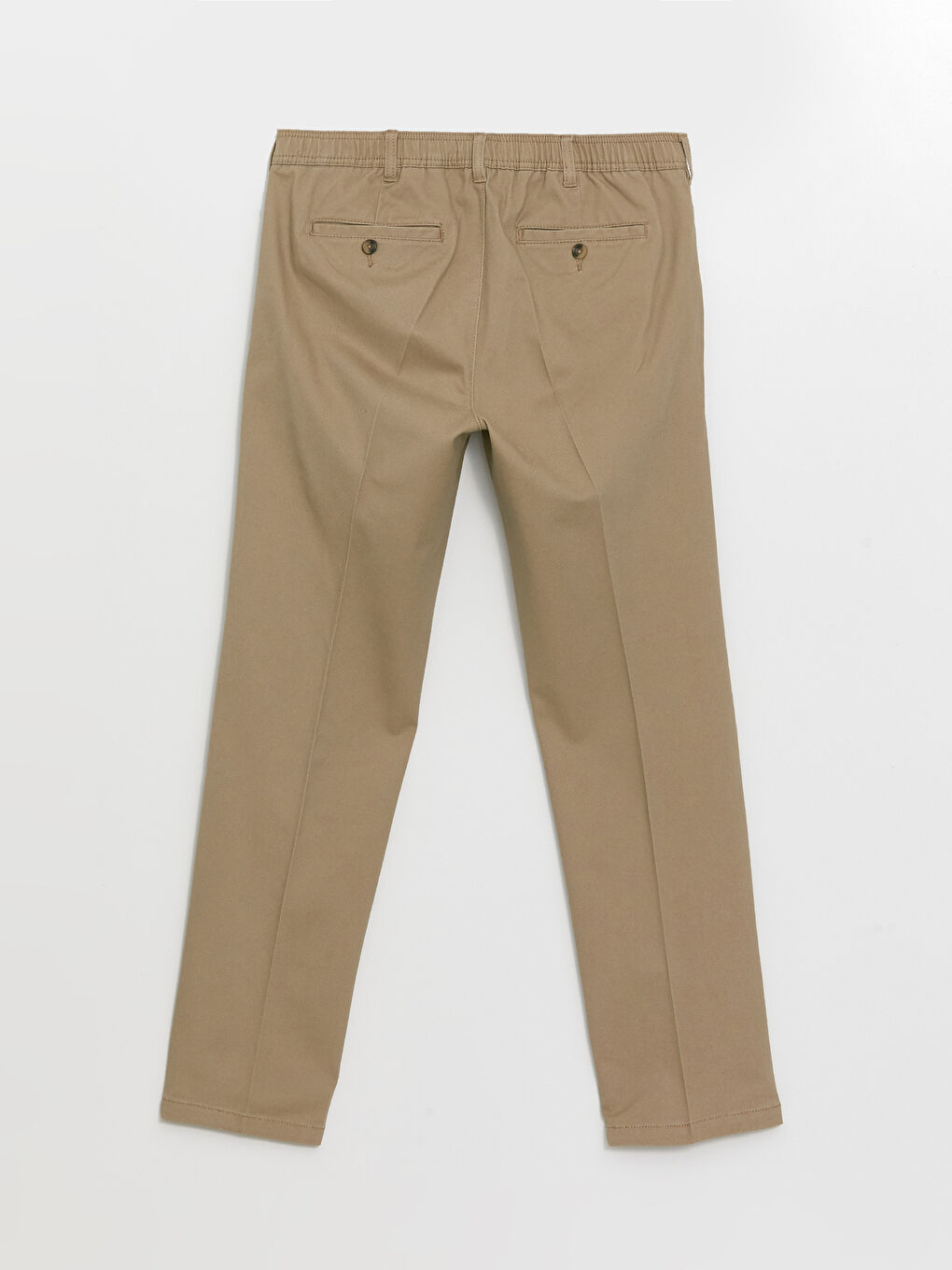 LCWAIKIKI Basic Bej Standart Kalıp Erkek Chino Pantolon - 5