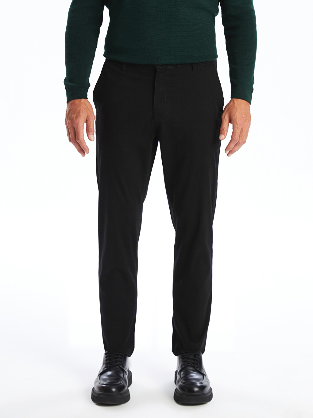 Slim Fit Men's Chino Trousers-3