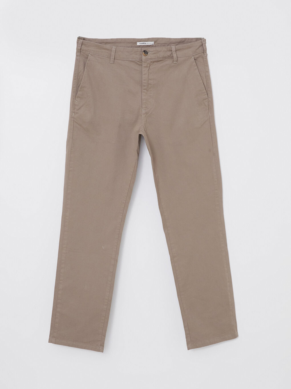 LCWAIKIKI Classic Koyu Bej Standart Kalıp Gabardin Erkek Chino Pantolon - 4