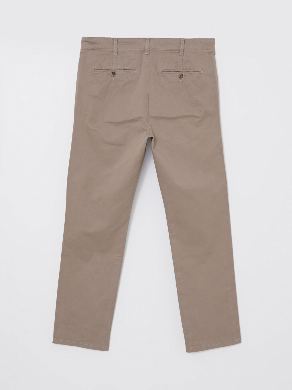 LCWAIKIKI Classic Koyu Bej Standart Kalıp Gabardin Erkek Chino Pantolon - 5