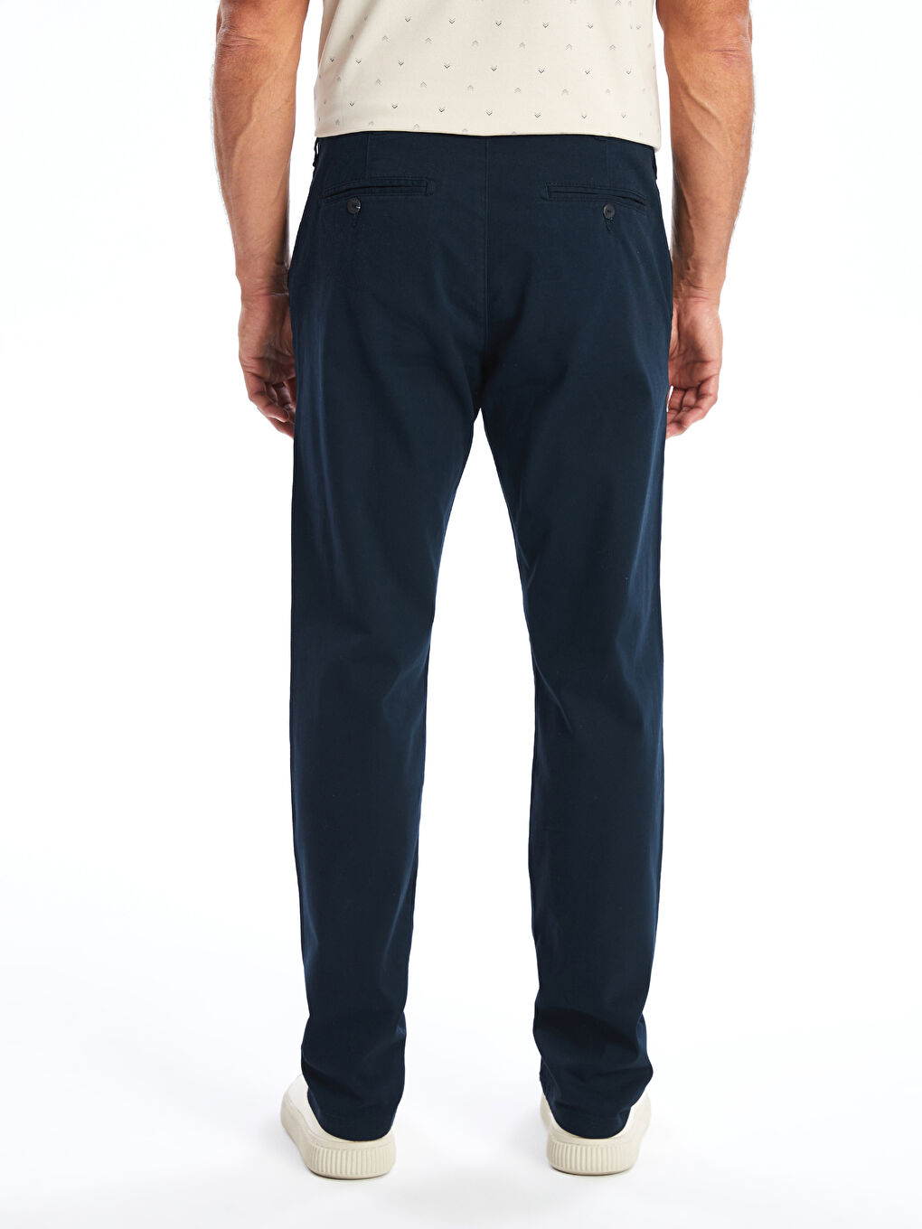 LCWAIKIKI Classic Lacivert Standart Kalıp Gabardin Erkek Chino Pantolon - 3