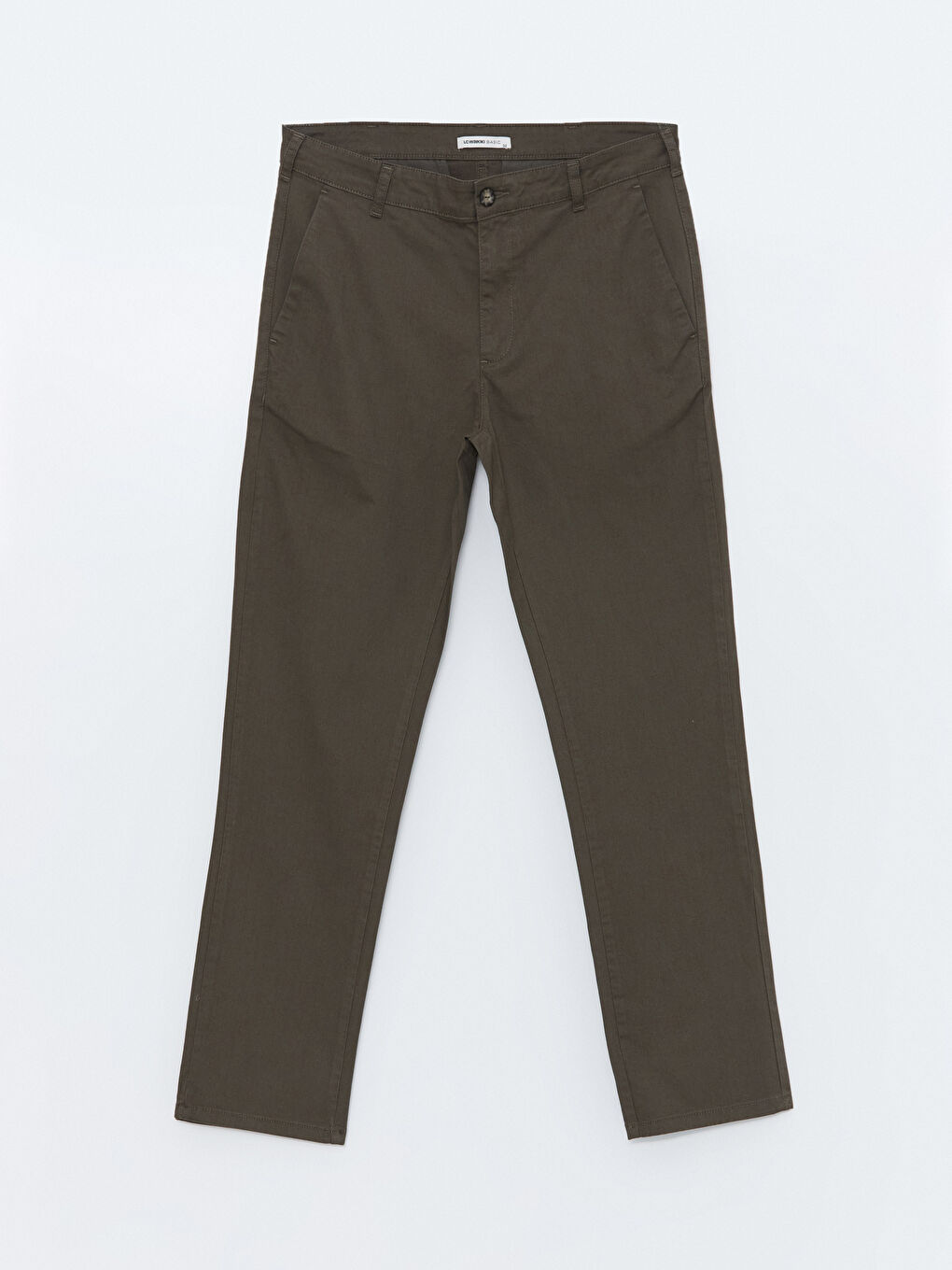 LCWAIKIKI Classic Haki Standart Kalıp Gabardin Erkek Chino Pantolon