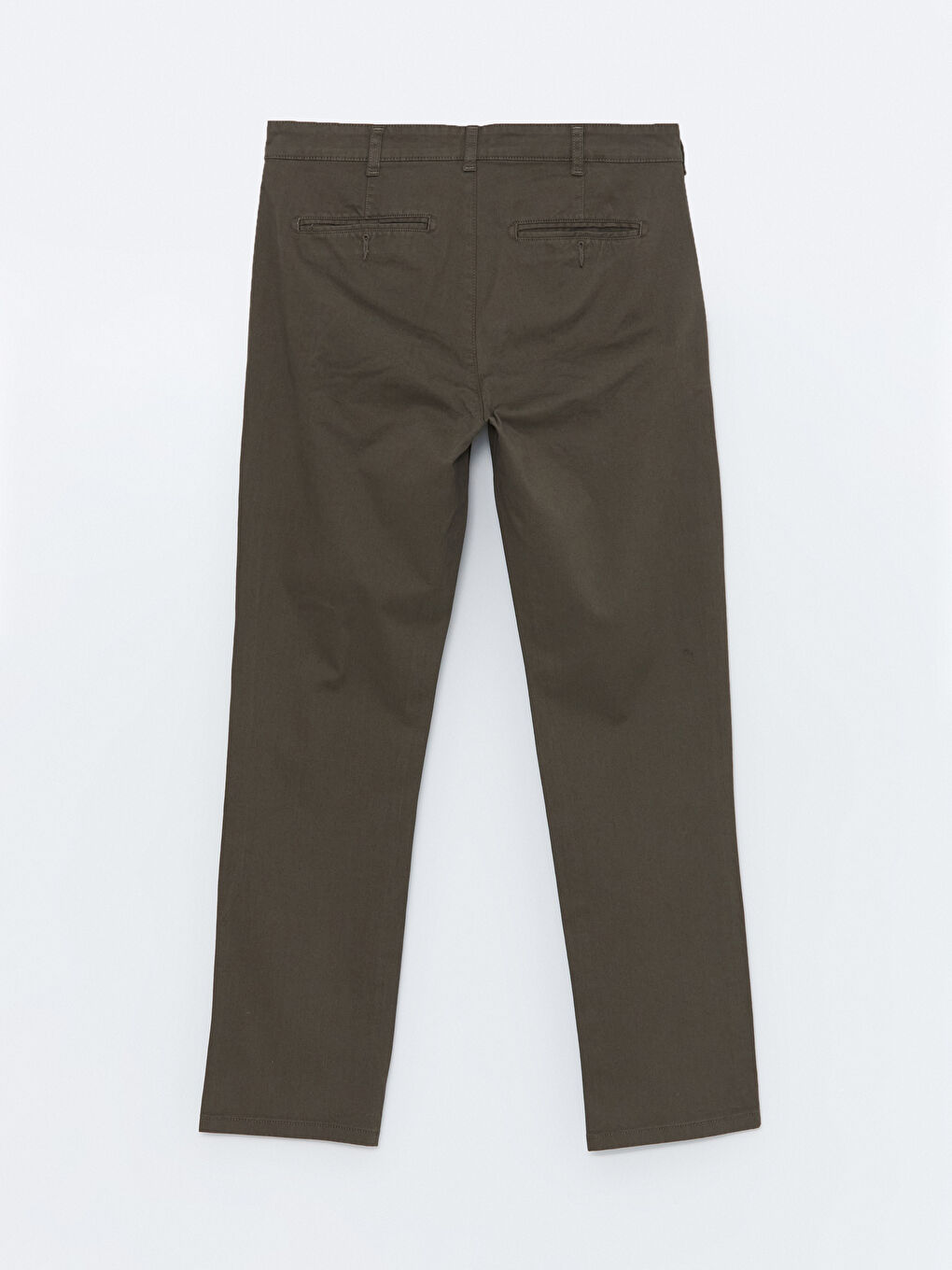 LCWAIKIKI Classic Haki Standart Kalıp Gabardin Erkek Chino Pantolon - 1