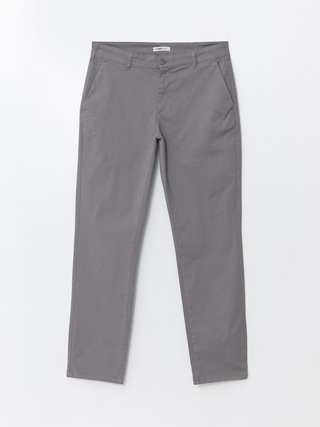 LCWAIKIKI Classic Gri Standart Kalıp Gabardin Erkek Chino Pantolon - 4