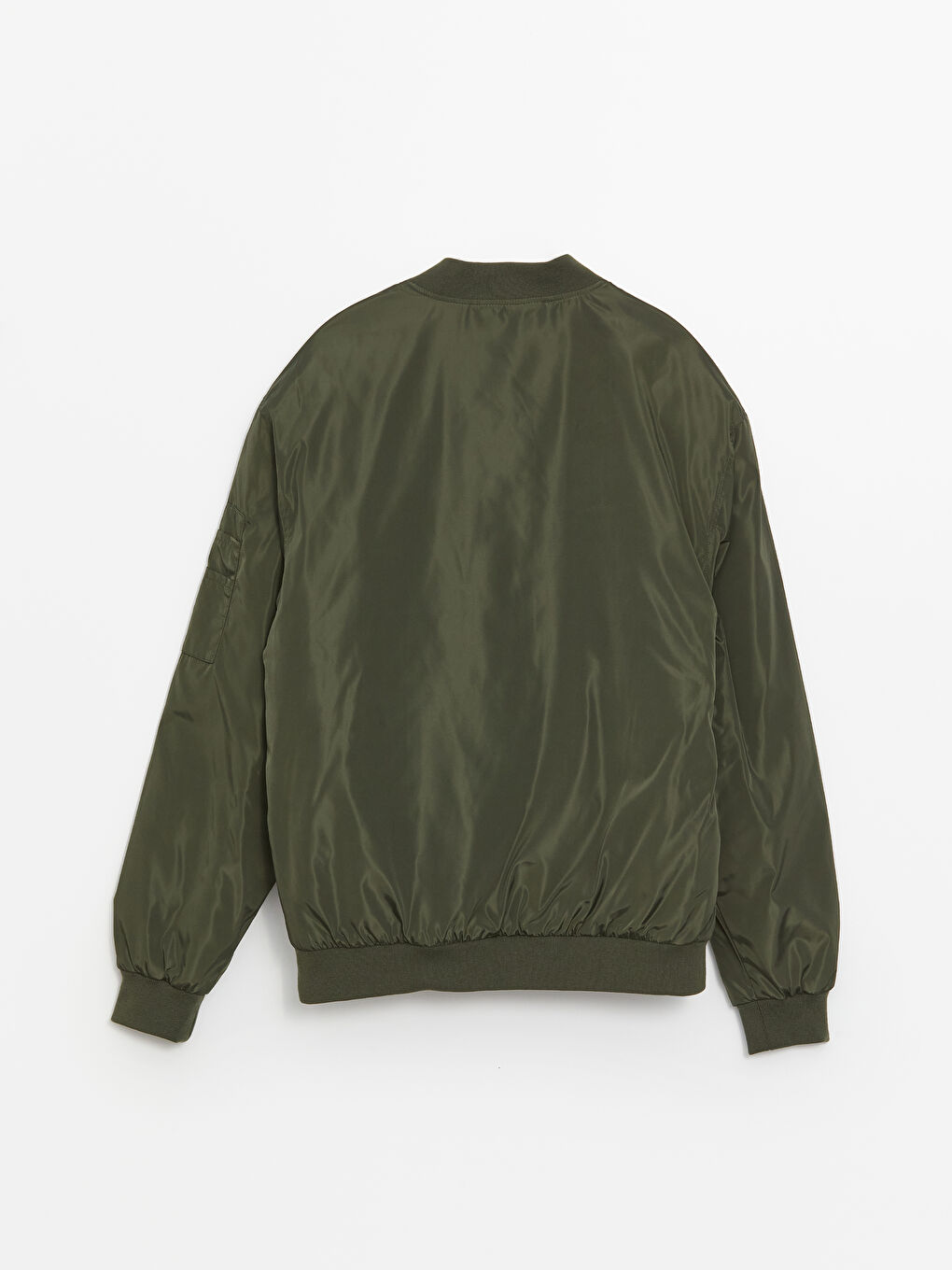 Relaxed Fit College Collar Men's Bomber Coat-8