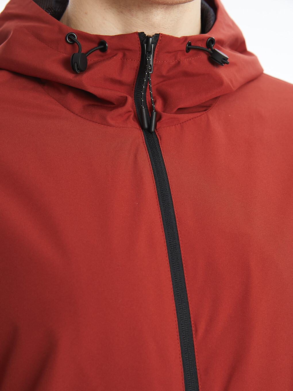 Standard Fit Hooded Men's Coat-2