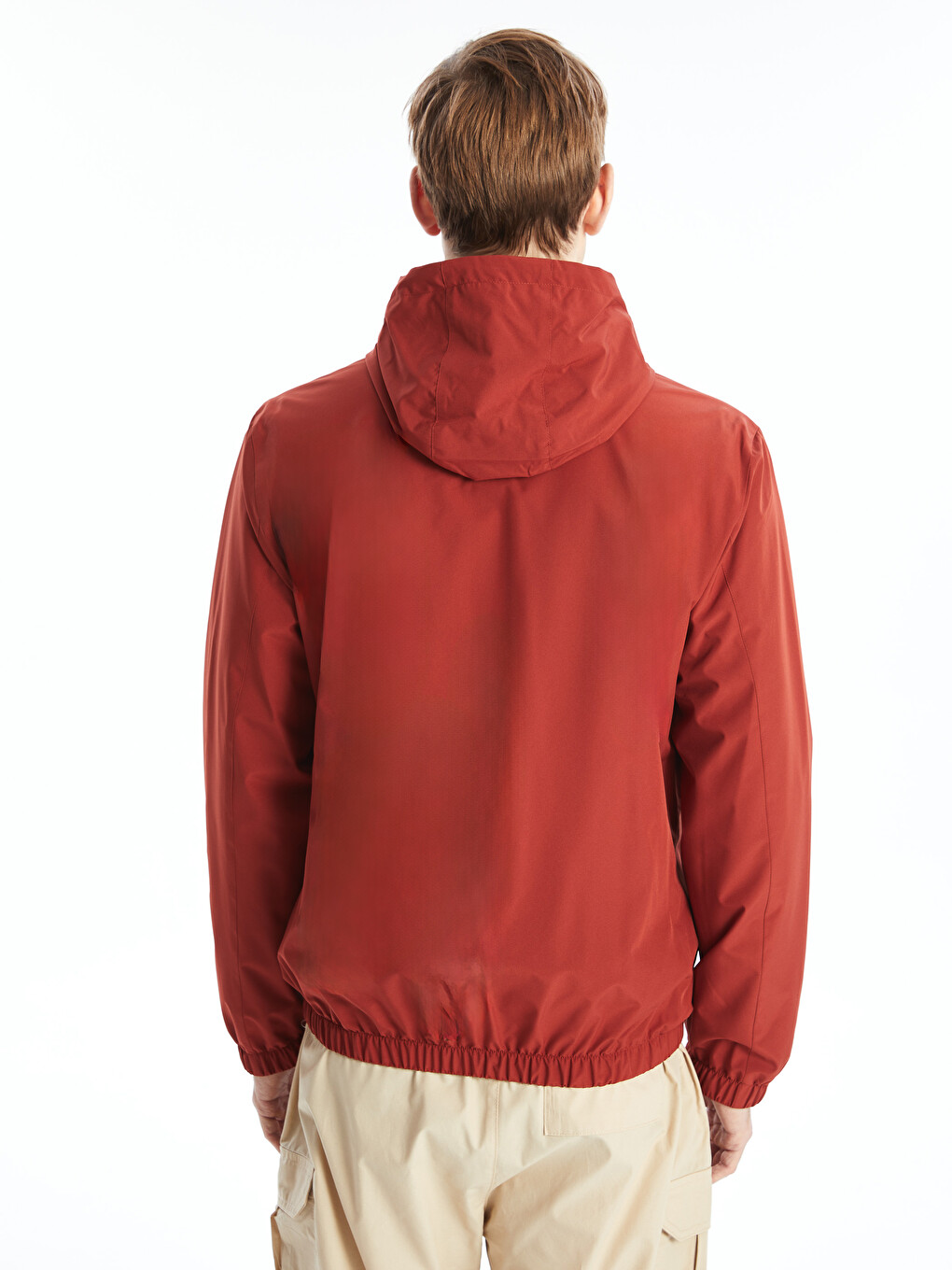 Standard Fit Hooded Men's Coat-4