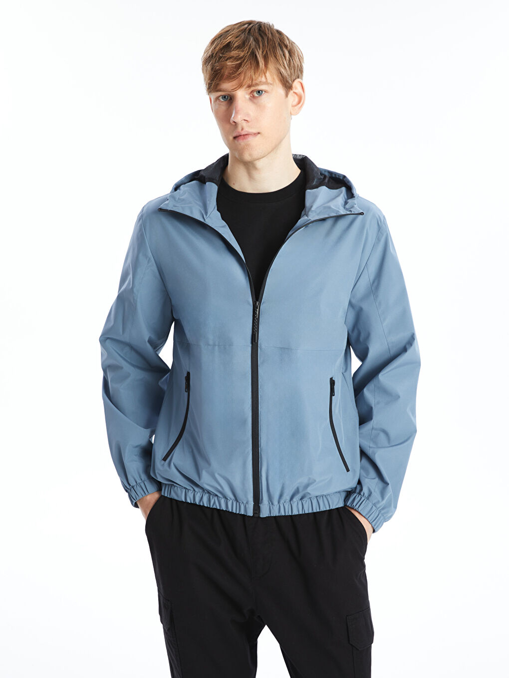 XSIDE Standard Fit Hooded Men's Coat -W40437Z8-QJ0 - LC Waikiki