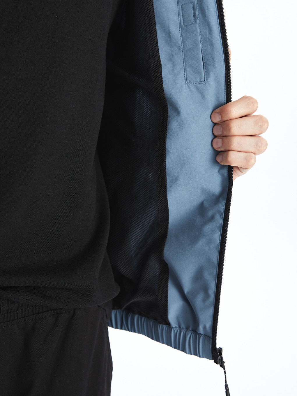Manteau À Capuche Coupe Régulière Pour Hommes-3