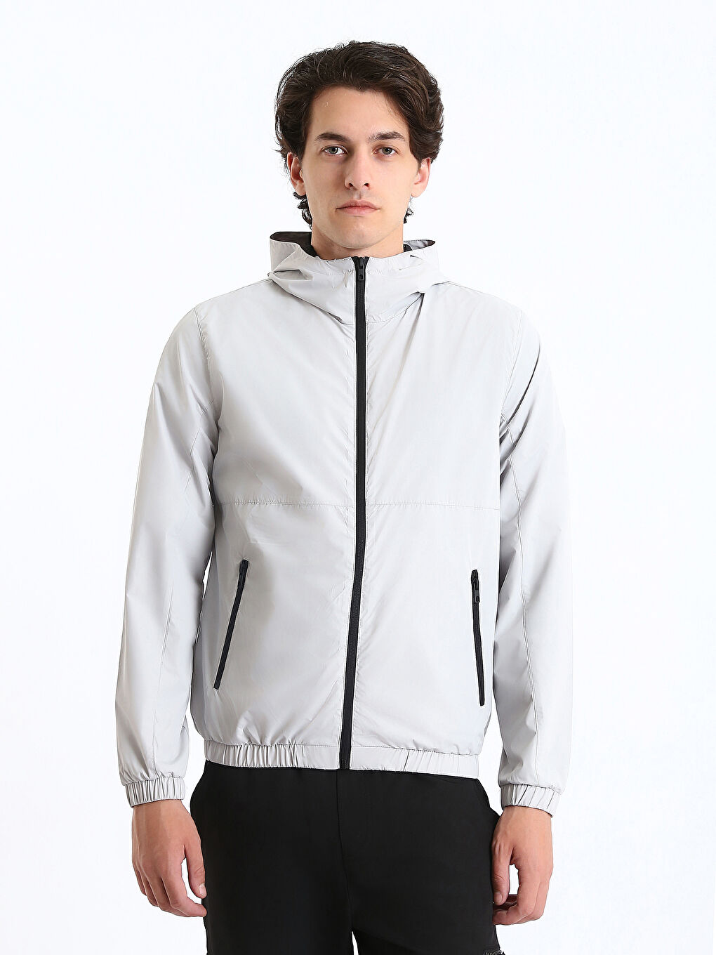 بالطو للرجال بفتحة عادية بكابوش