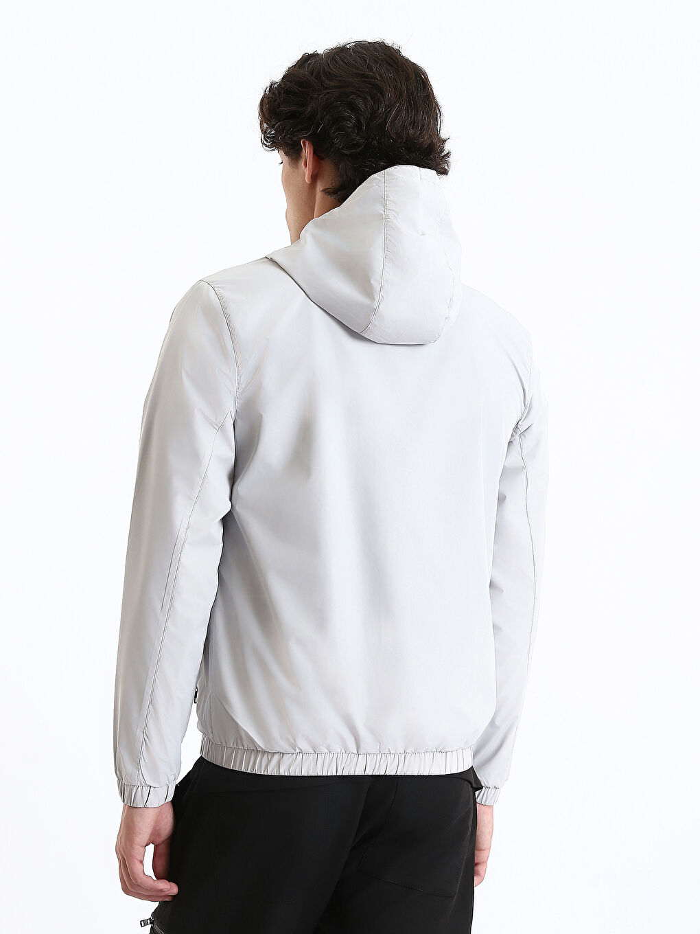 بالطو للرجال بفتحة عادية بكابوش-4