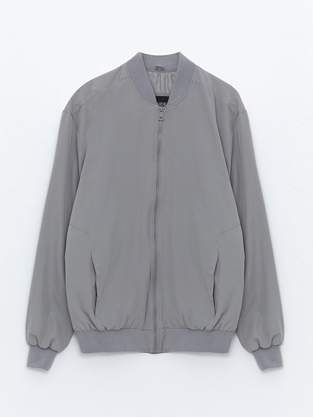 Standard Fit College Collar Men's Bomber Jacket-5