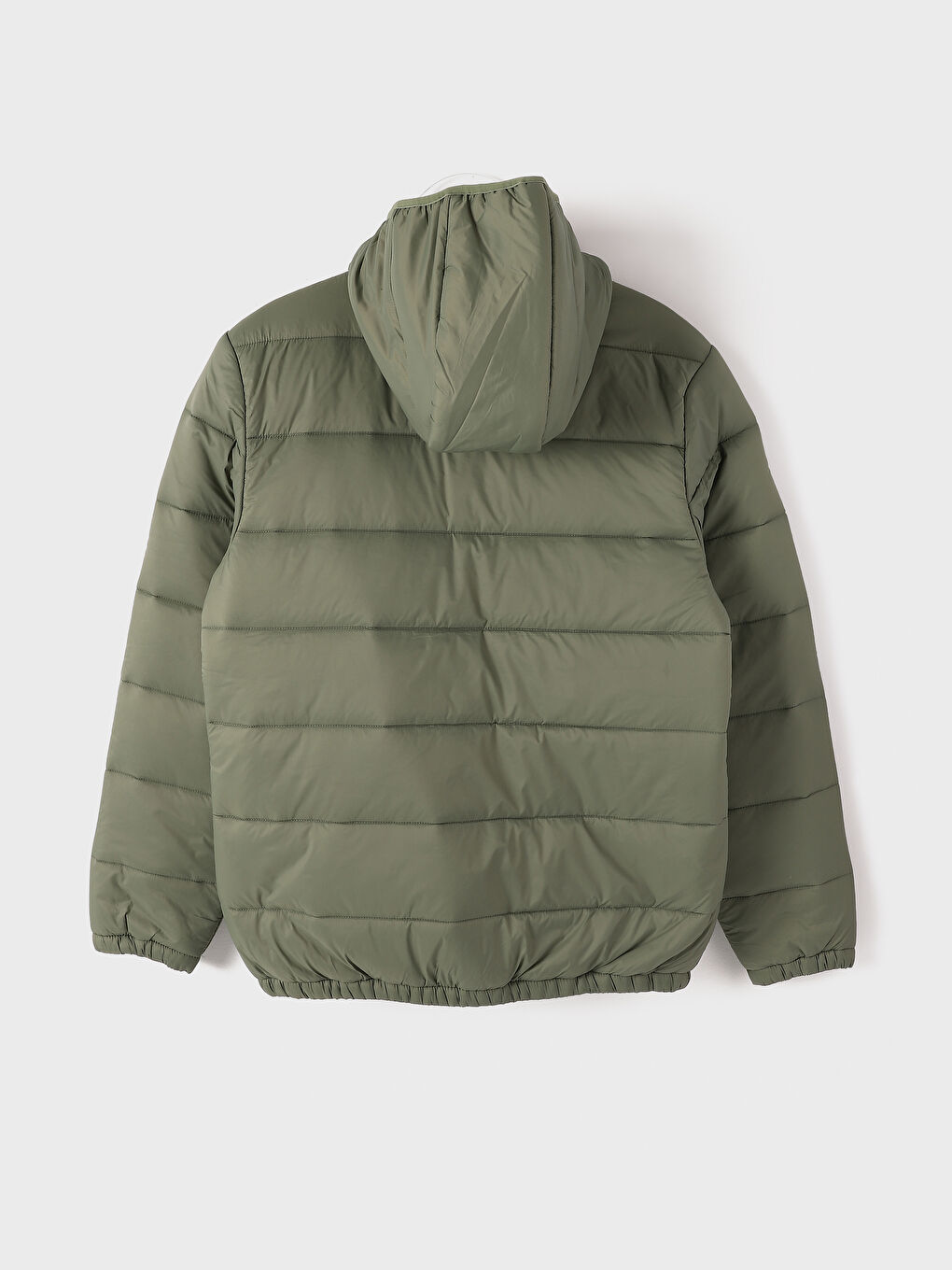 بالطو منفوخ رجالي بقصة ضيقة بغطاء رأس-1