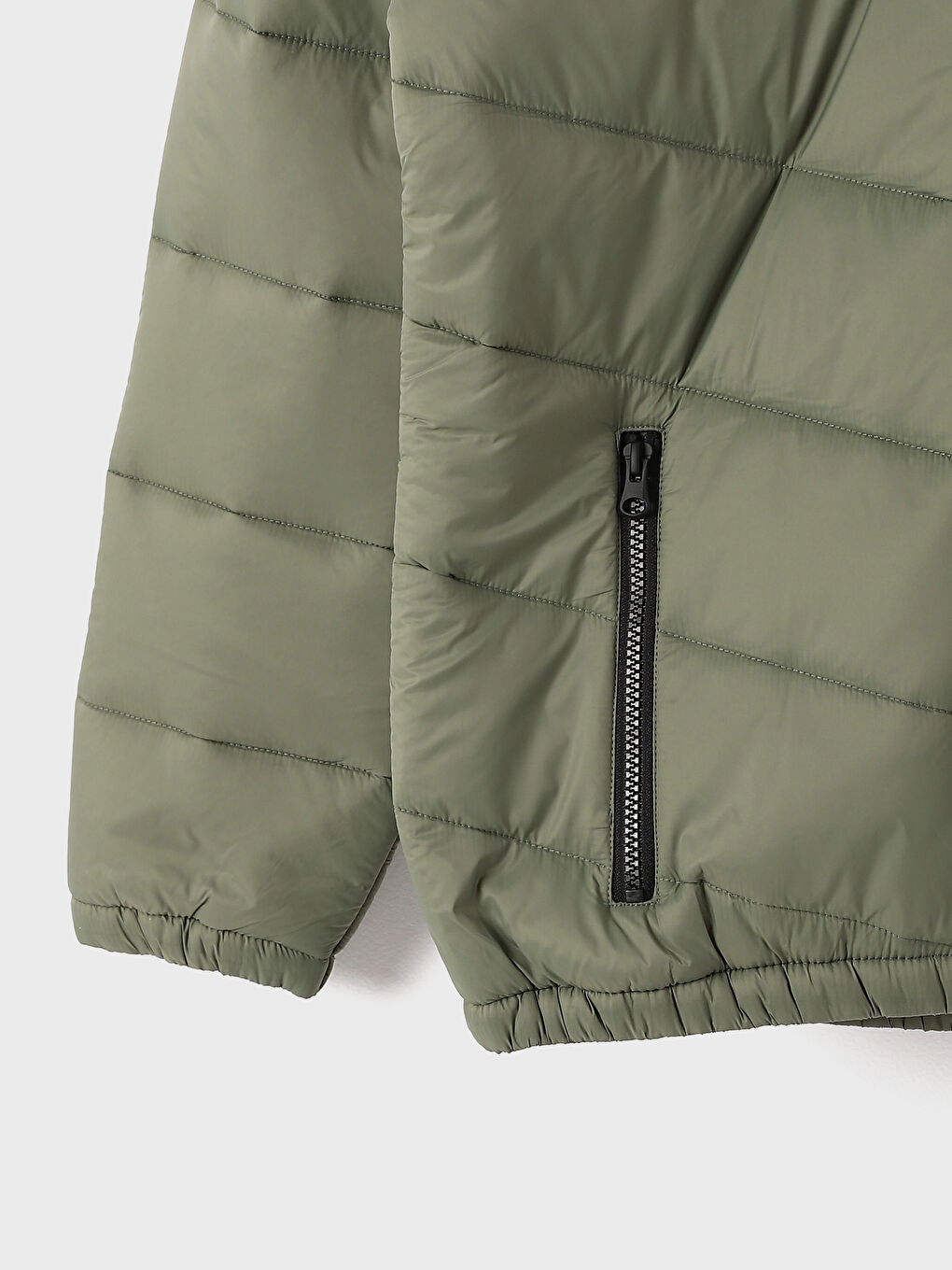 بالطو منفوخ رجالي بقصة ضيقة بغطاء رأس-2