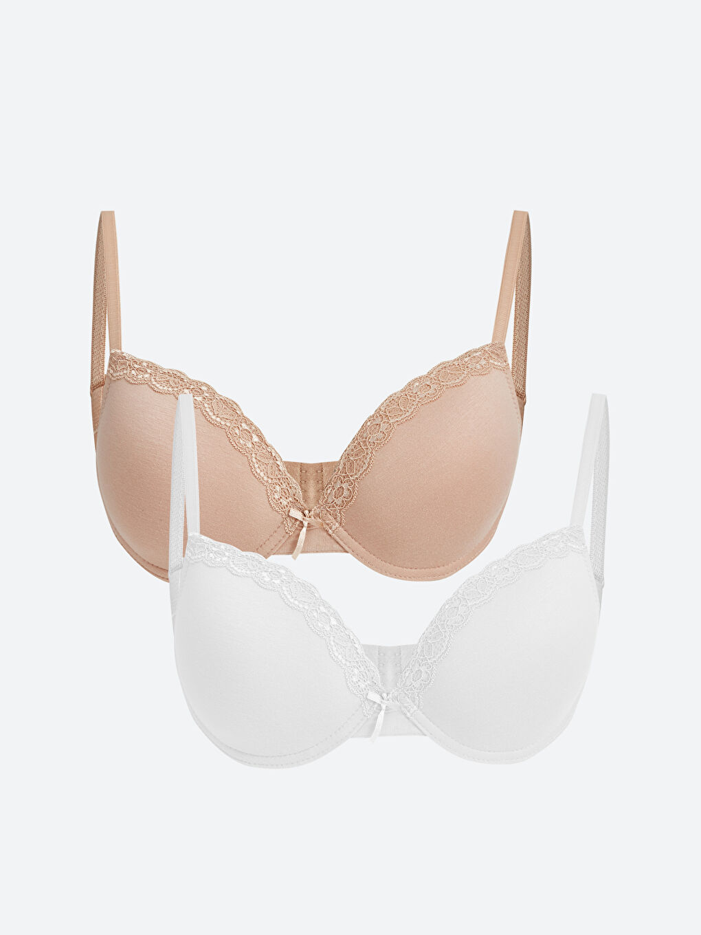 LCW DREAM Wired Non Padded Plain T-Shirt Bra 2 Pack -W40512Z8-FFB