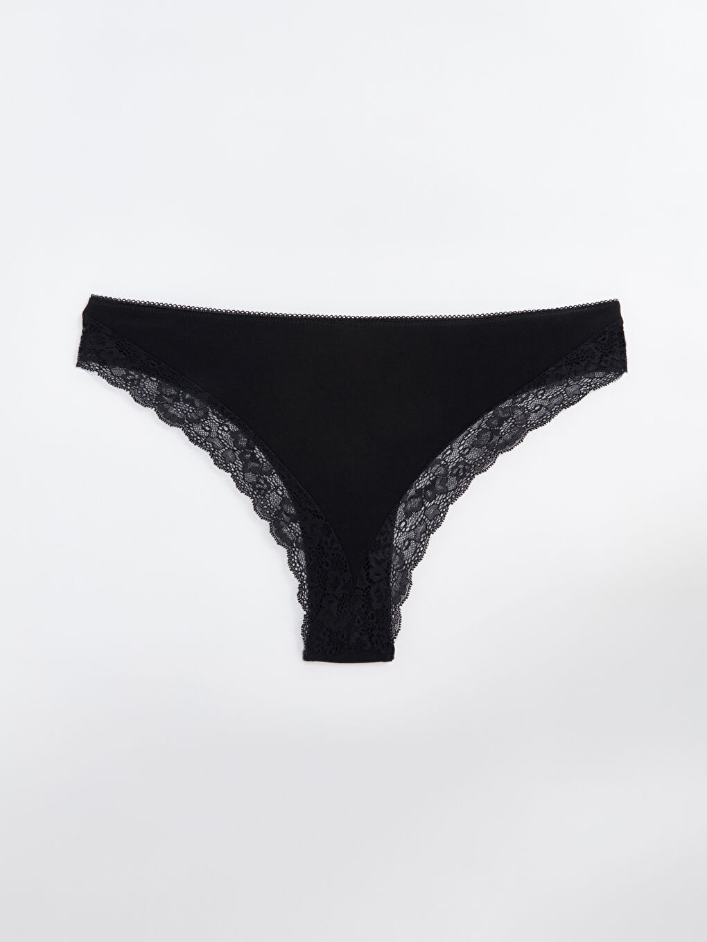 Siyah Düz Brazilian Külot-1