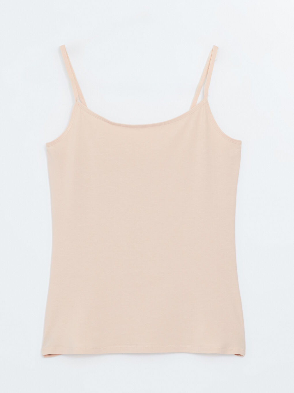 U Neck Plain Strappy Women's Tank Top-4