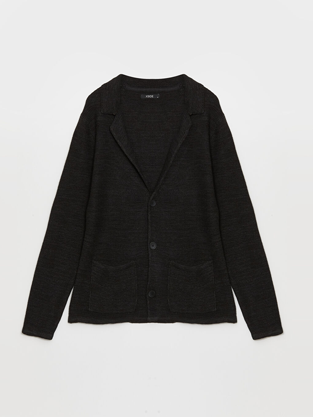Standard Fit Jacket Neck Men's Knitwear Cardigan-5