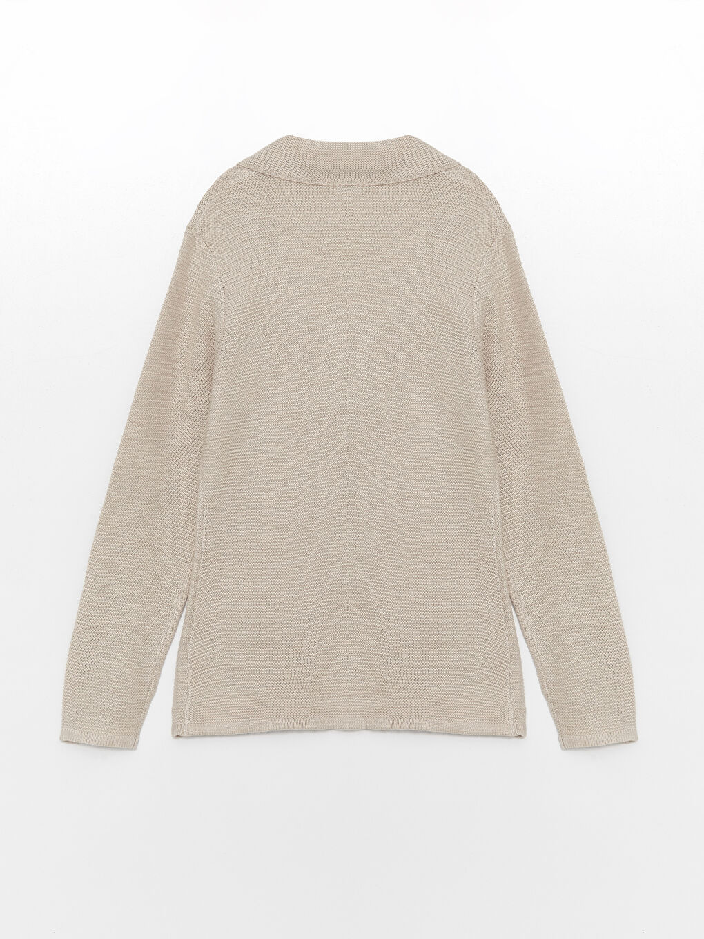 Standard Fit Jacket Neck Men's Knitwear Cardigan-6