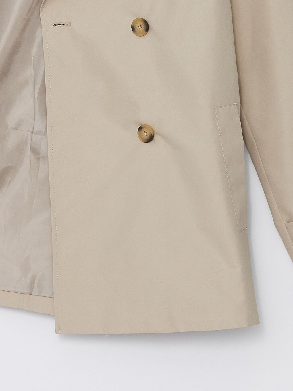 әйелдерге арналған тренчкот тік жағалы-7