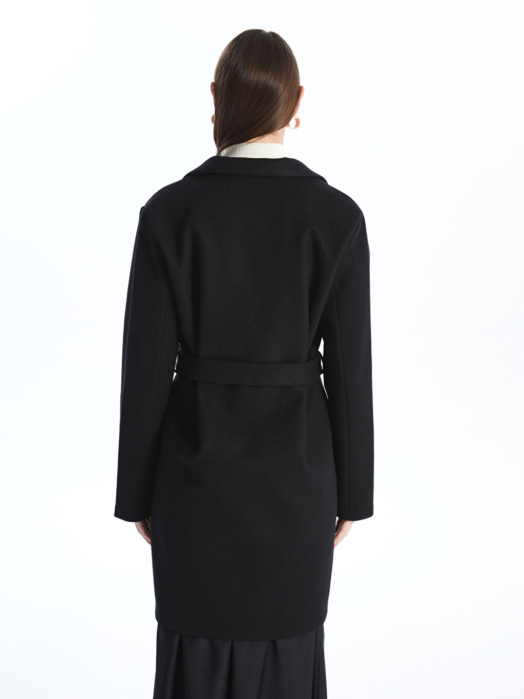 LCWAIKIKI Classic Jacket Collar Women's Cachet Overcoat -W40766Z8-CVL