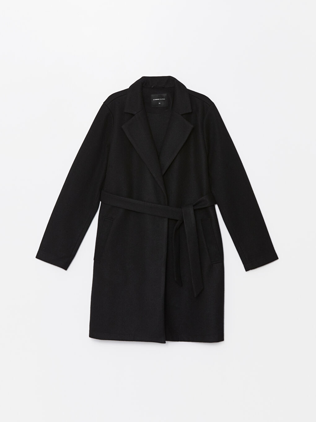 LCWAIKIKI Classic Jacket Collar Women's Cachet Overcoat -W40766Z8-CVL