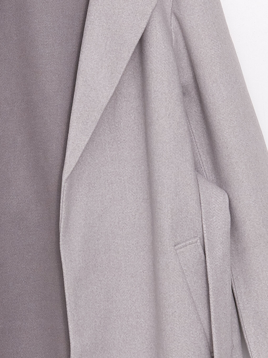LCWAIKIKI Classic Jacket Collar Women's Cachet Overcoat -W40766Z8-LAL