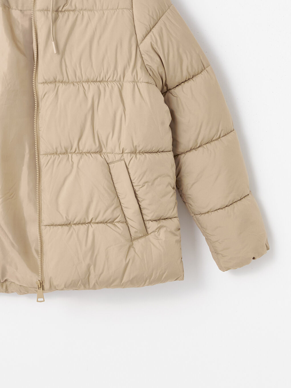 Hooded Women's Puffer Coat-7