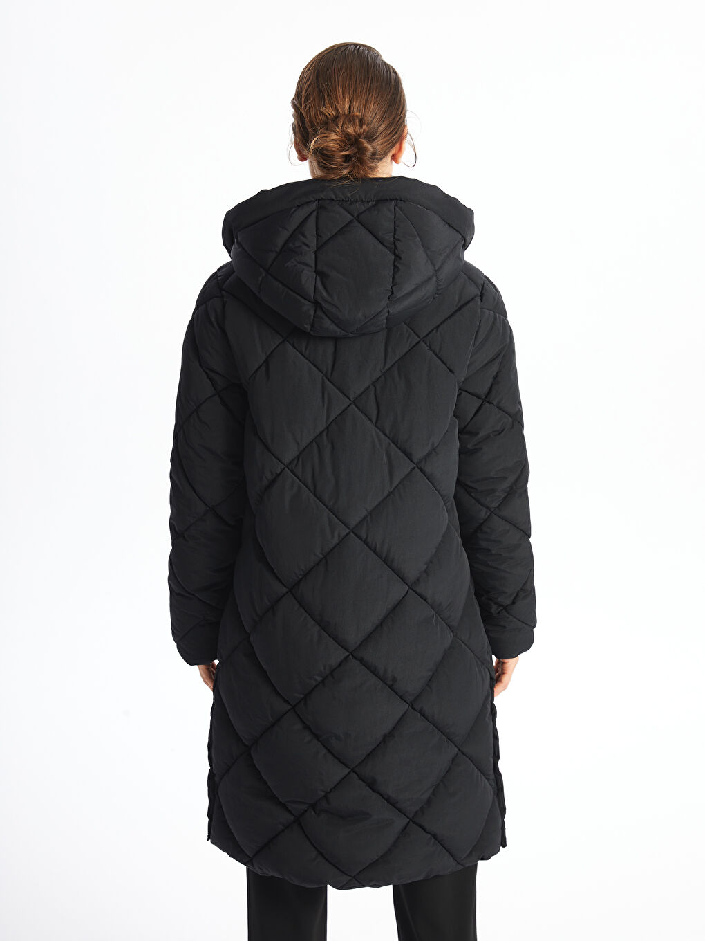 معطف منتفخ بقبّ نساء-4