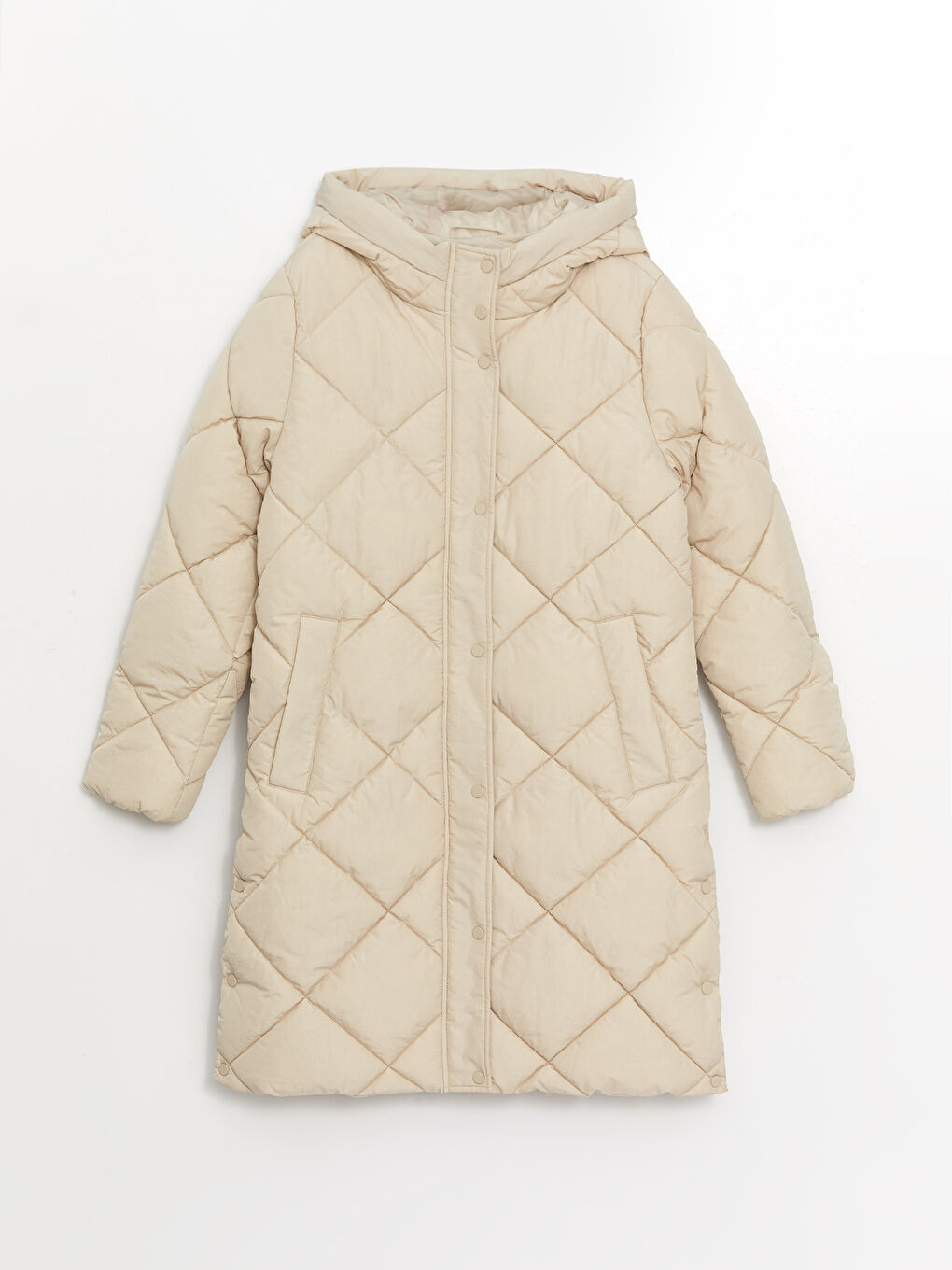 LCWAIKIKI Classic Ženska Puffer Jakna sa Kapuljačom -W40770Z8-FDJ