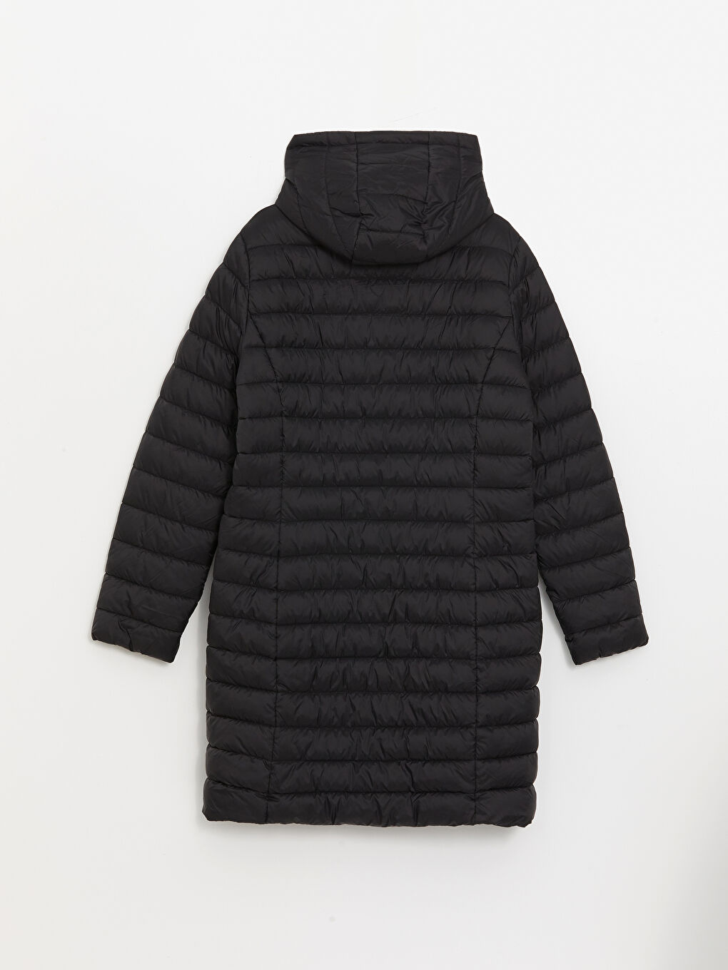 Hooded Women's Puffer Coat -W40772Z8-CVL
