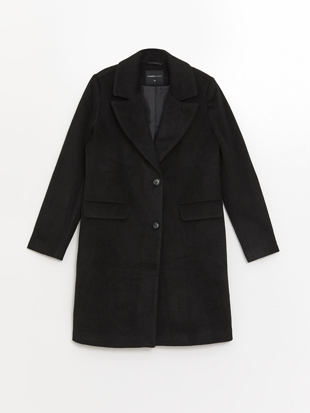 LC Waikiki Jacket Collar Women's Cachet Overcoat -W40777Z8-CVL