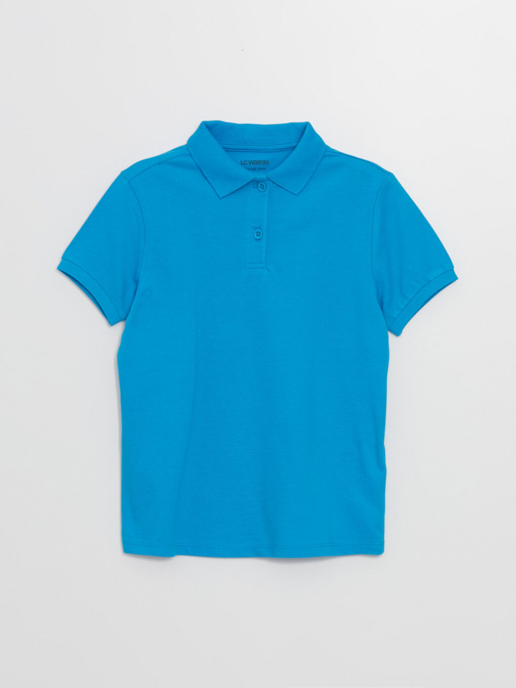 Polo Neck Girls' T-Shirt -W40778Z4-GVU