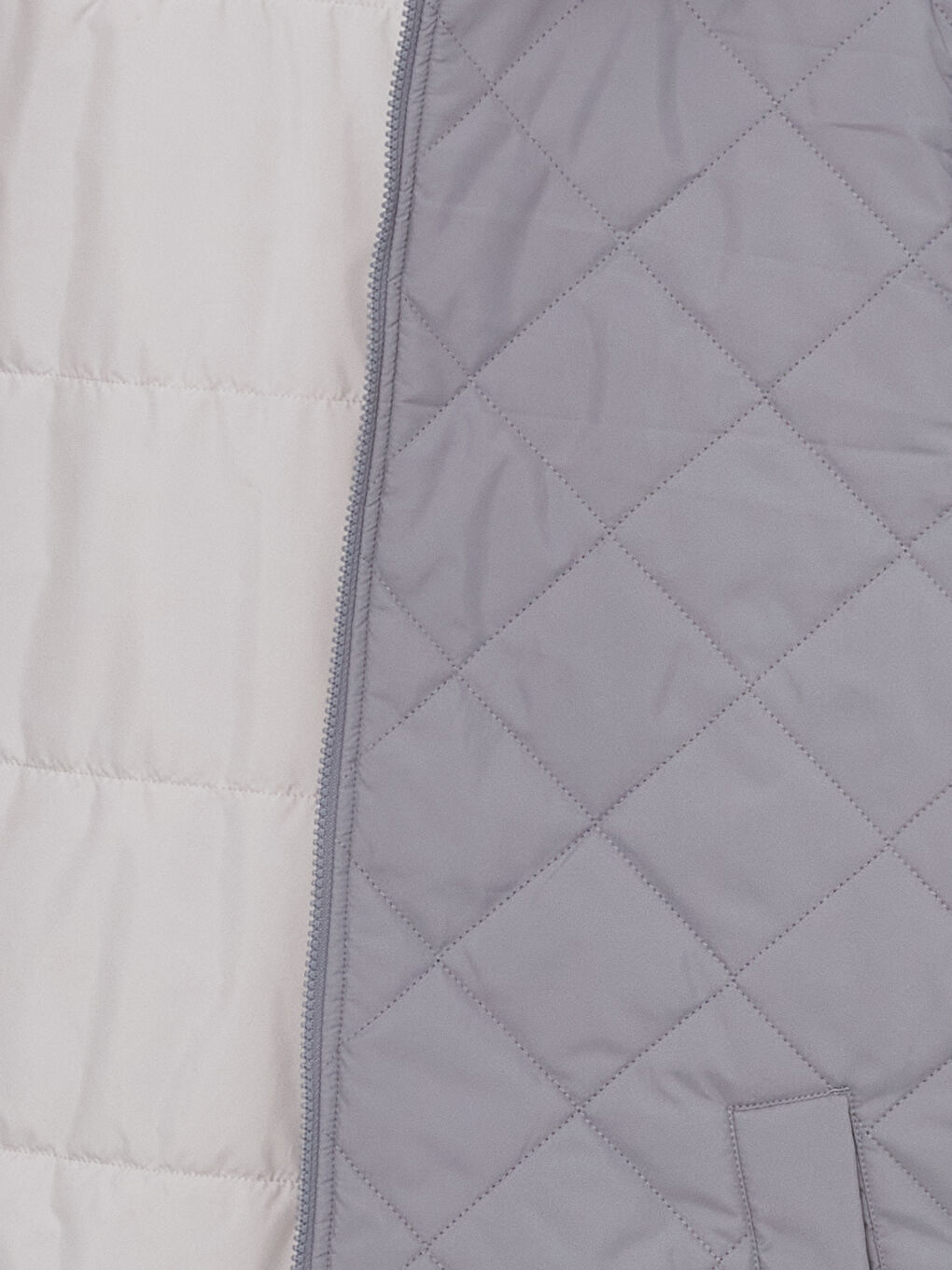 Geacă Matlasată Reversibilă Cu Glugă pentru Femei-7