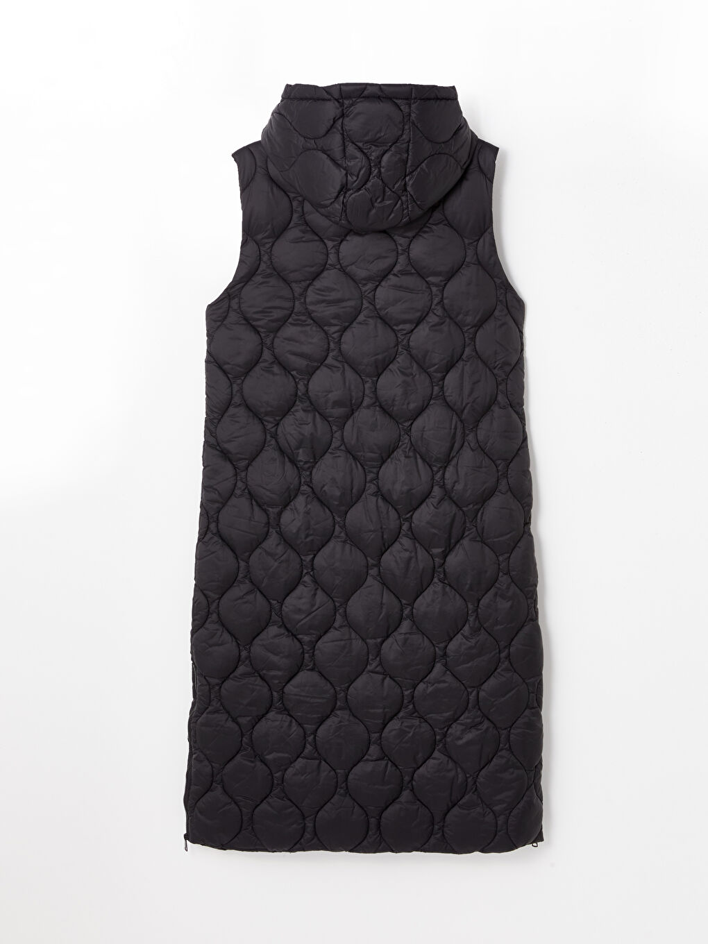Hooded Quilted Women's Puffer Gilet-6