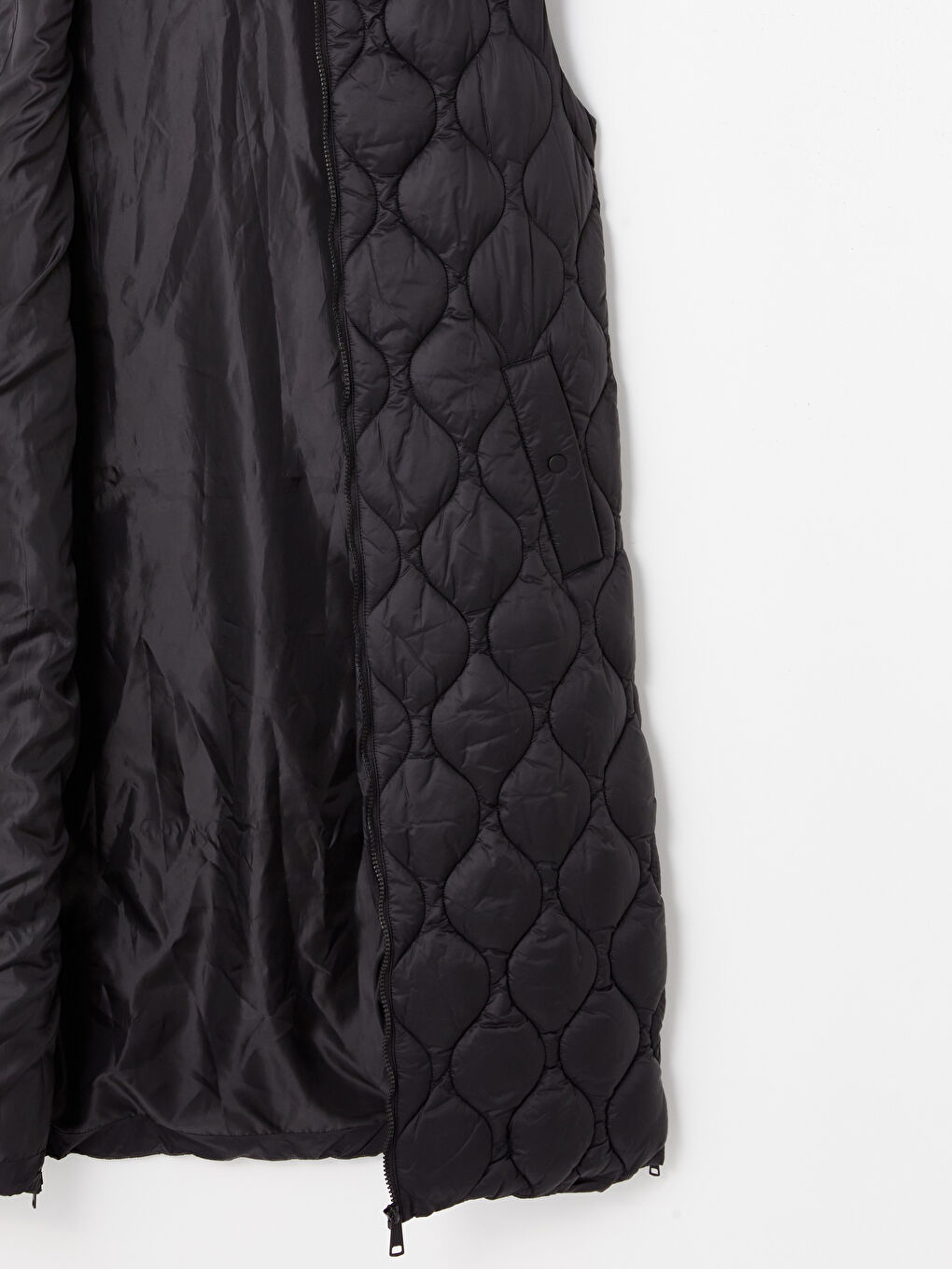 Hooded Quilted Women's Puffer Gilet-7