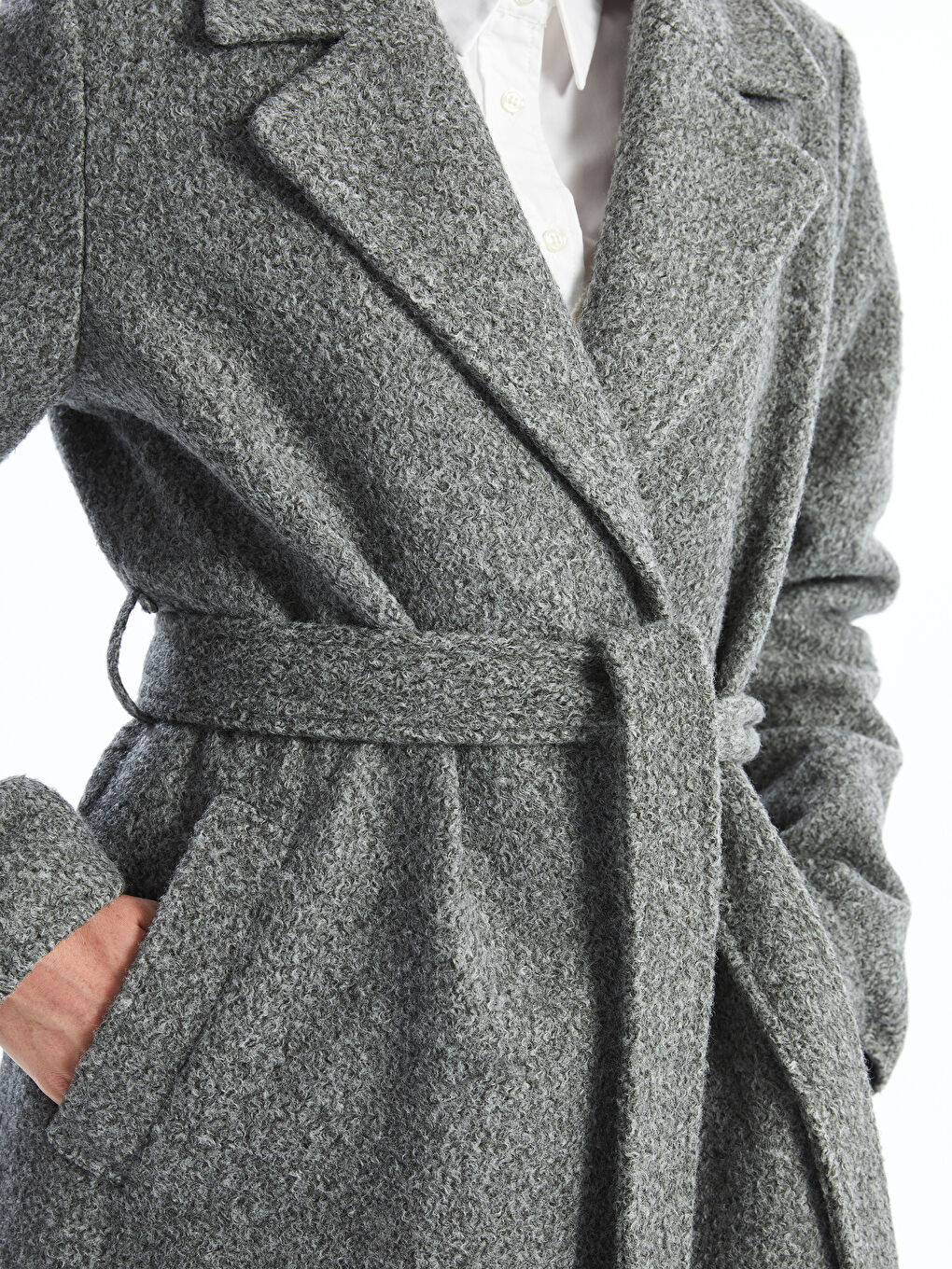 Jackenkragen Damen Cachet Übermantel-4