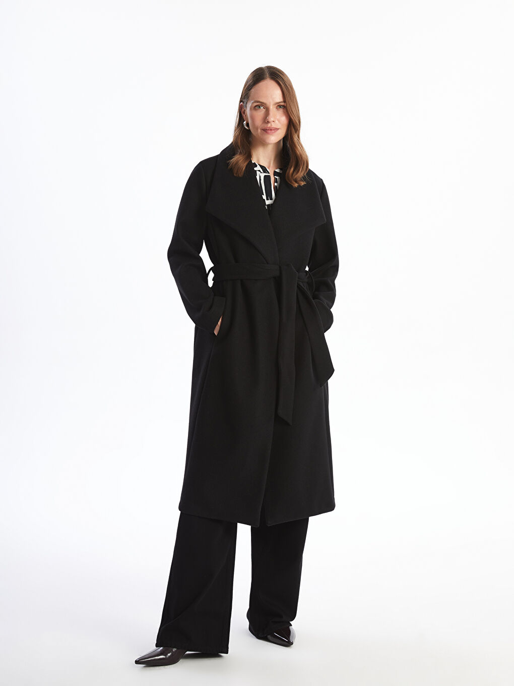 Jacket Collar Women's Cachet Overcoat