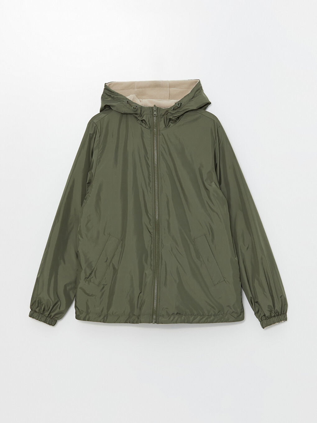 LCWAIKIKI Classic Hooded Reversible Women's Raincoat -W40830Z8-HDJ