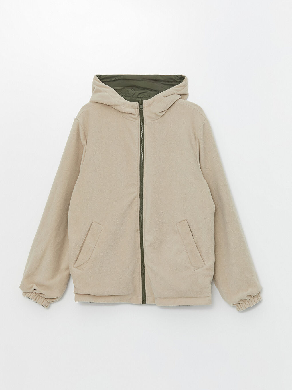 LCWAIKIKI Classic Hooded Reversible Women's Raincoat -W40830Z8-HDJ