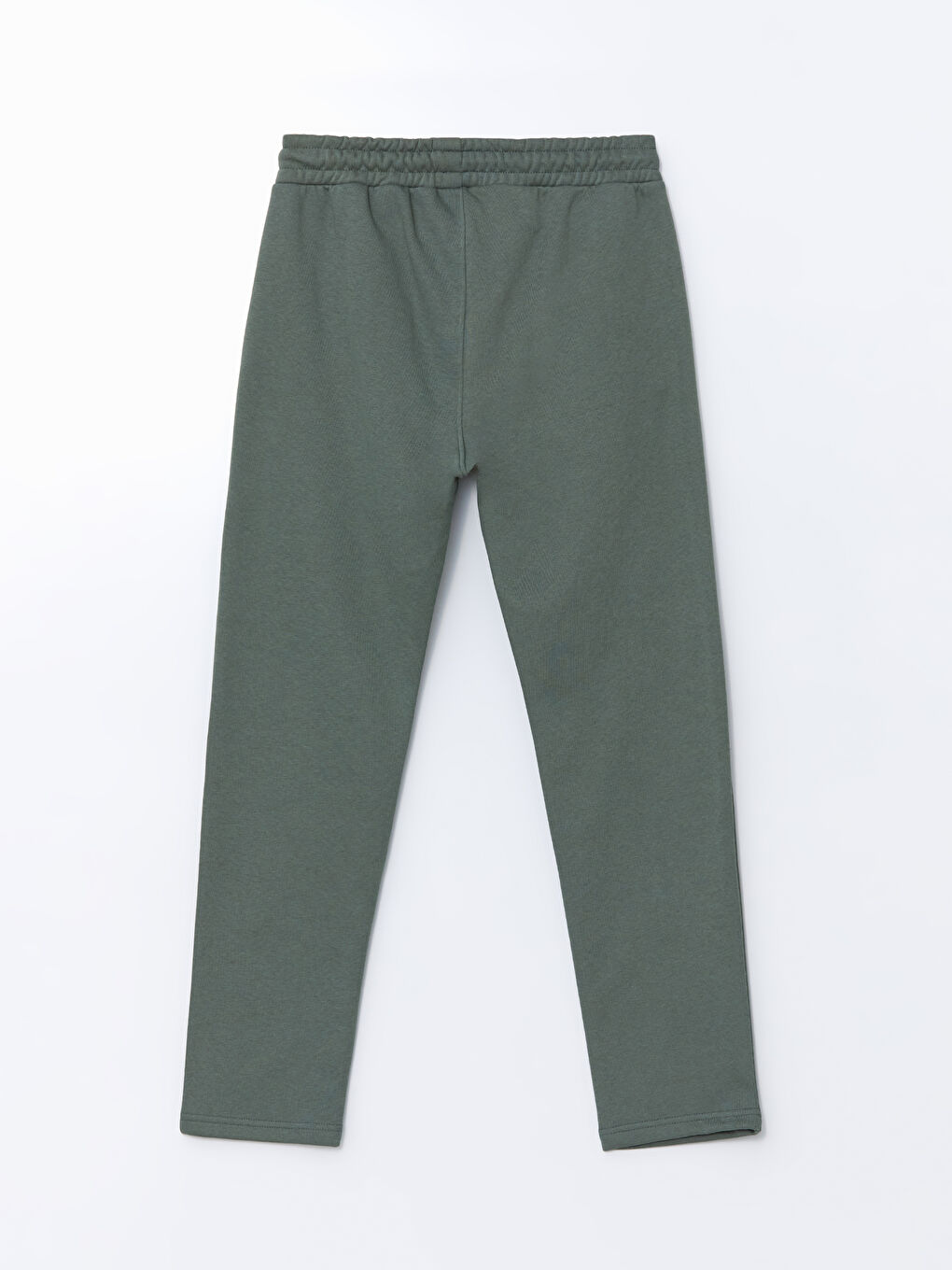 Yeşil Standart Kalıp Erkek Kalın Eşofman Altı-5