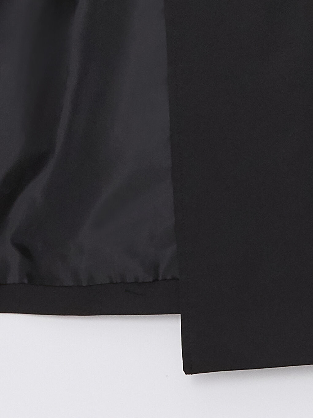 Siyah Ceket Yaka Kadın Trençkot-13