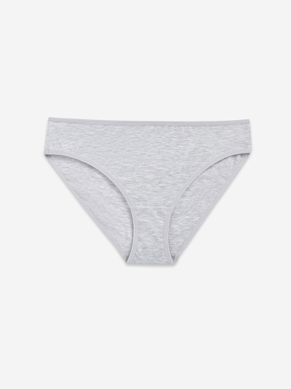 Gri Düz Bikini Külot