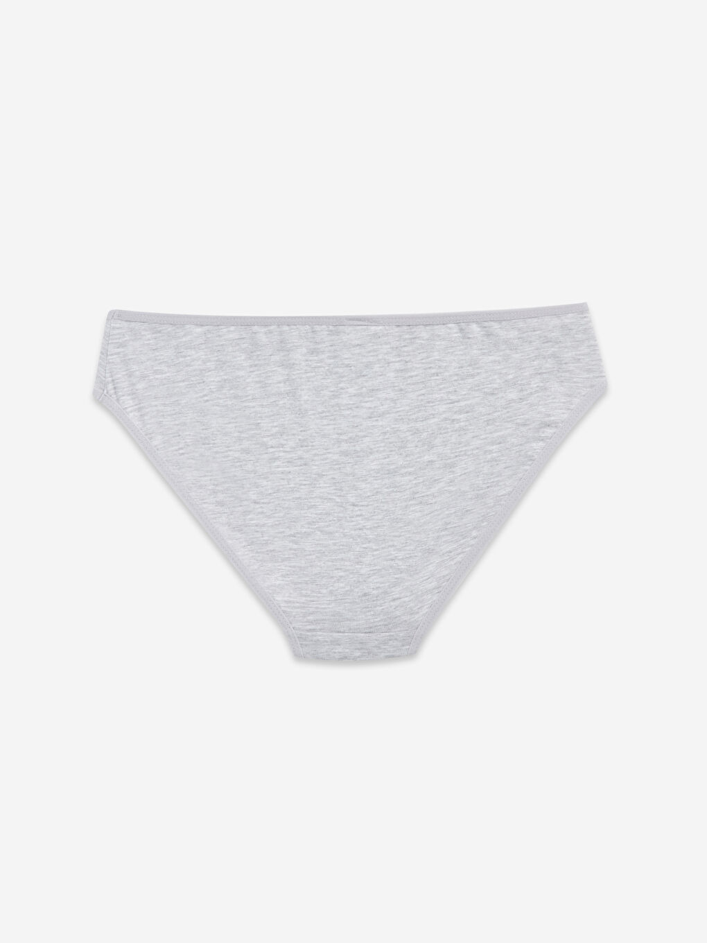 Gri Düz Bikini Külot-1